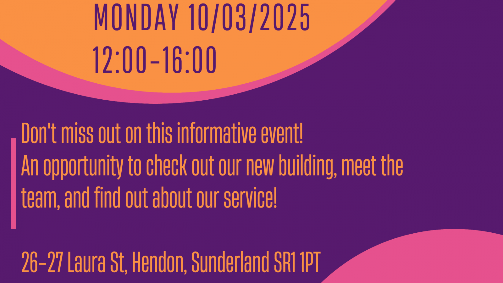 Copy Of Open Day Laura Street Invitation Wear Recovery Aspect Ratio 1600 900