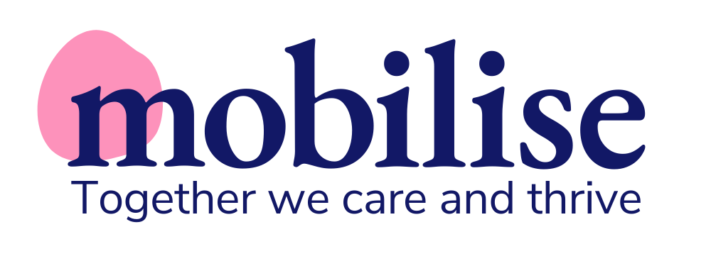Mobilise Logo With Strapline Together we care and thrive